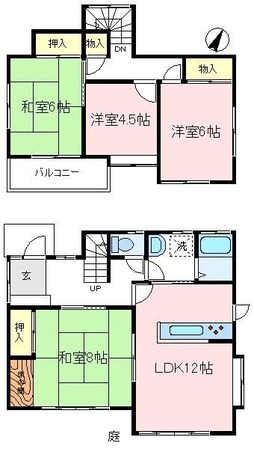 安藤貸家の物件間取画像